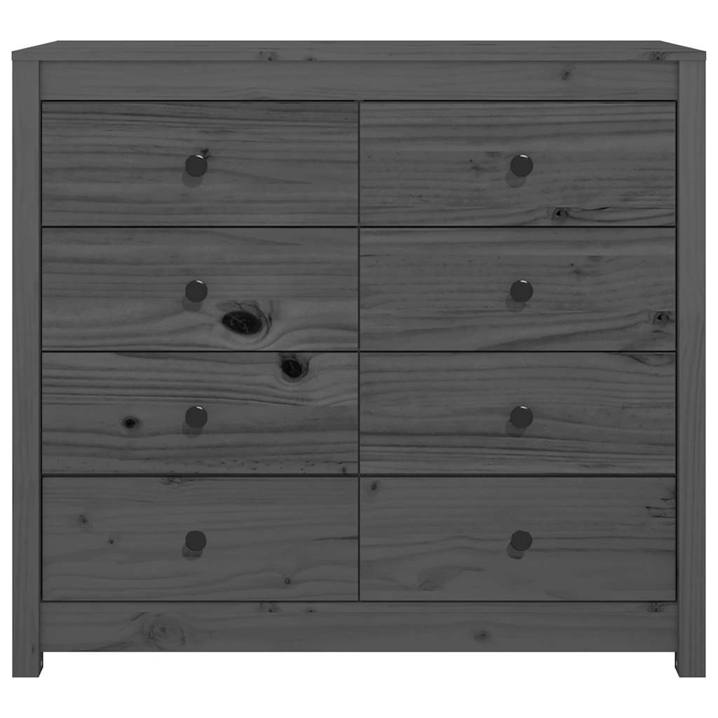 Beistellschrank 100x40x72 cm Massivholz Kiefer