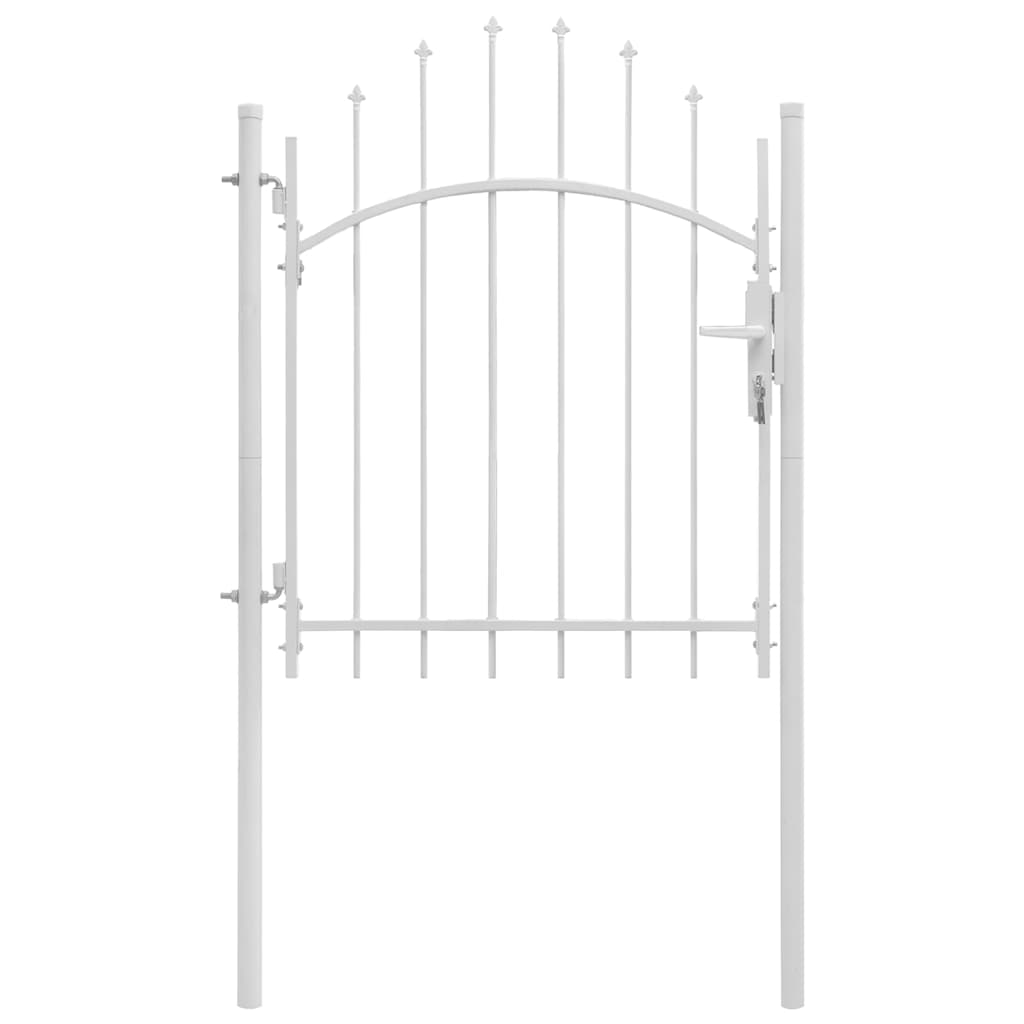 Gartentor Woerden Stahl 1x1 m Schwarz