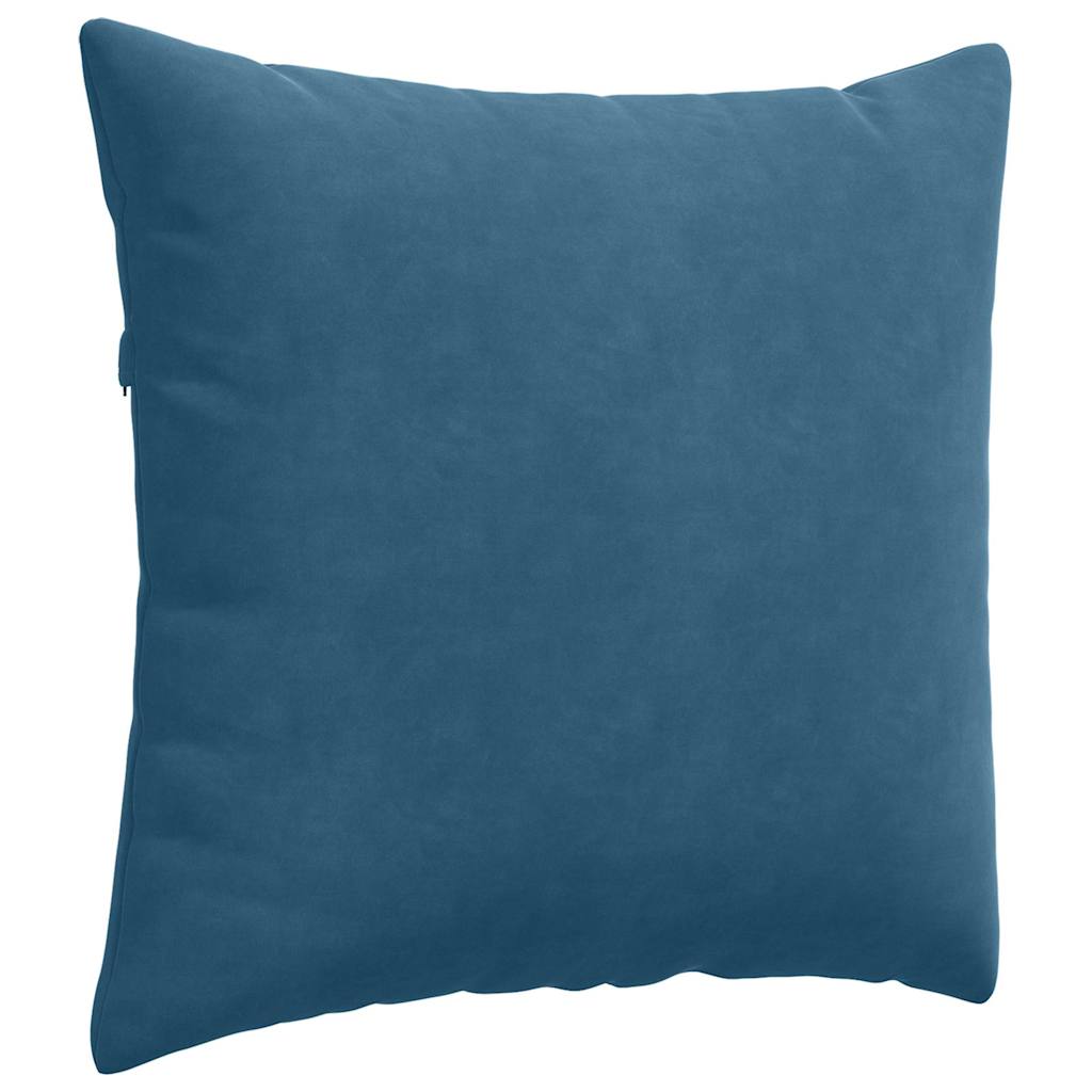 Sofakissen 2 Stück Blau 50 x 30 cm Cordstoff