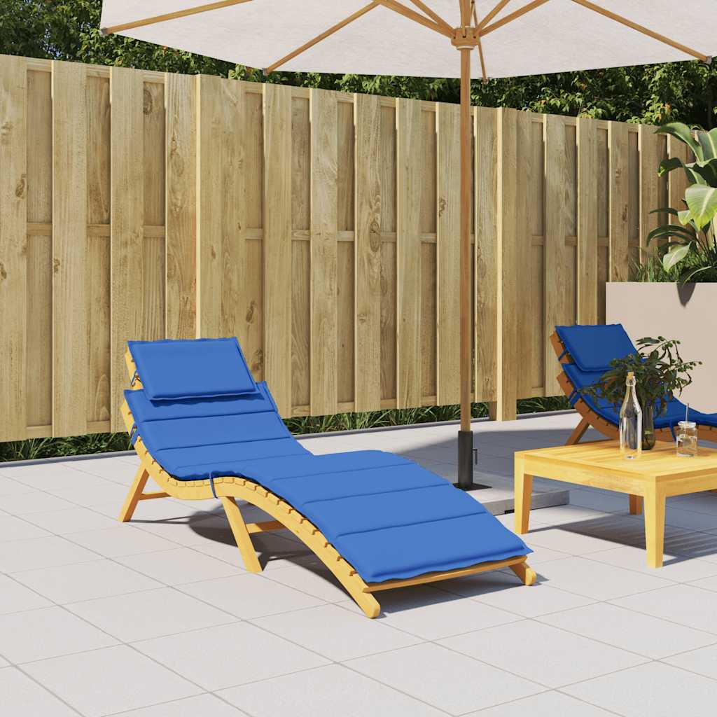 Sonnenliegen-Auflage Grau 186x58x4 cm Oxford-Gewebe