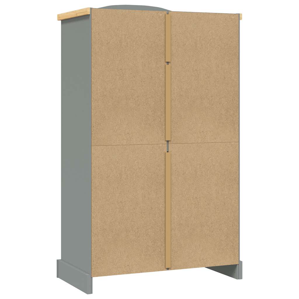 Kleiderschrank Mexiko-Stil Kiefernholz 2 Türen