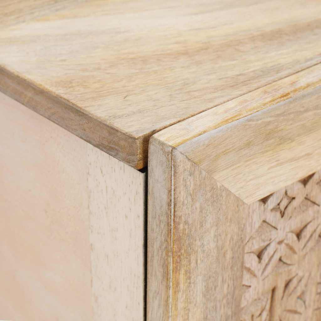 TV-Einheiten Hellbraun 105 x 33 x 46 cm Massivholz Mango