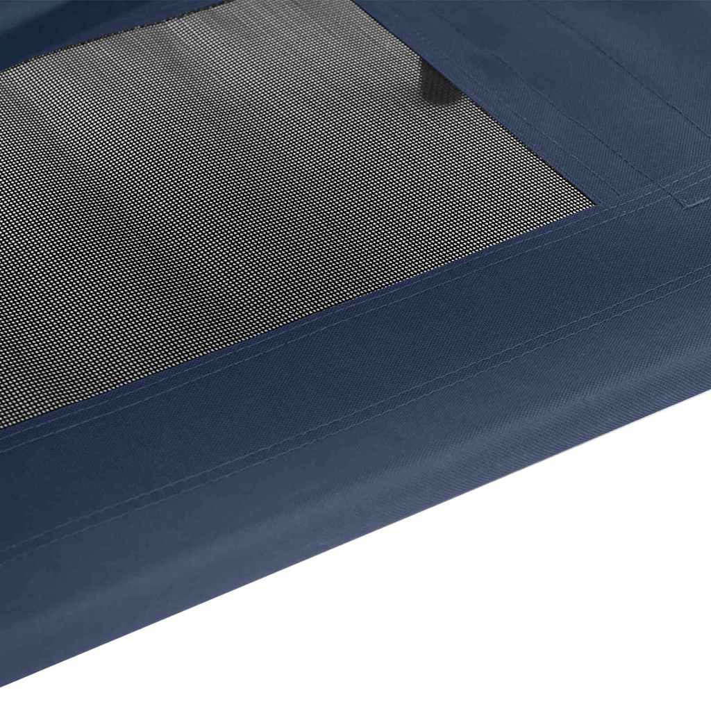 Hundeliege mit Dach Anthrazit Oxford-Gewebe und Stahl