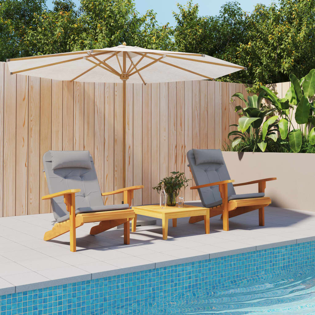 Adirondack-Auflagen 2 Stk. Hellblau Oxford-Gewebe