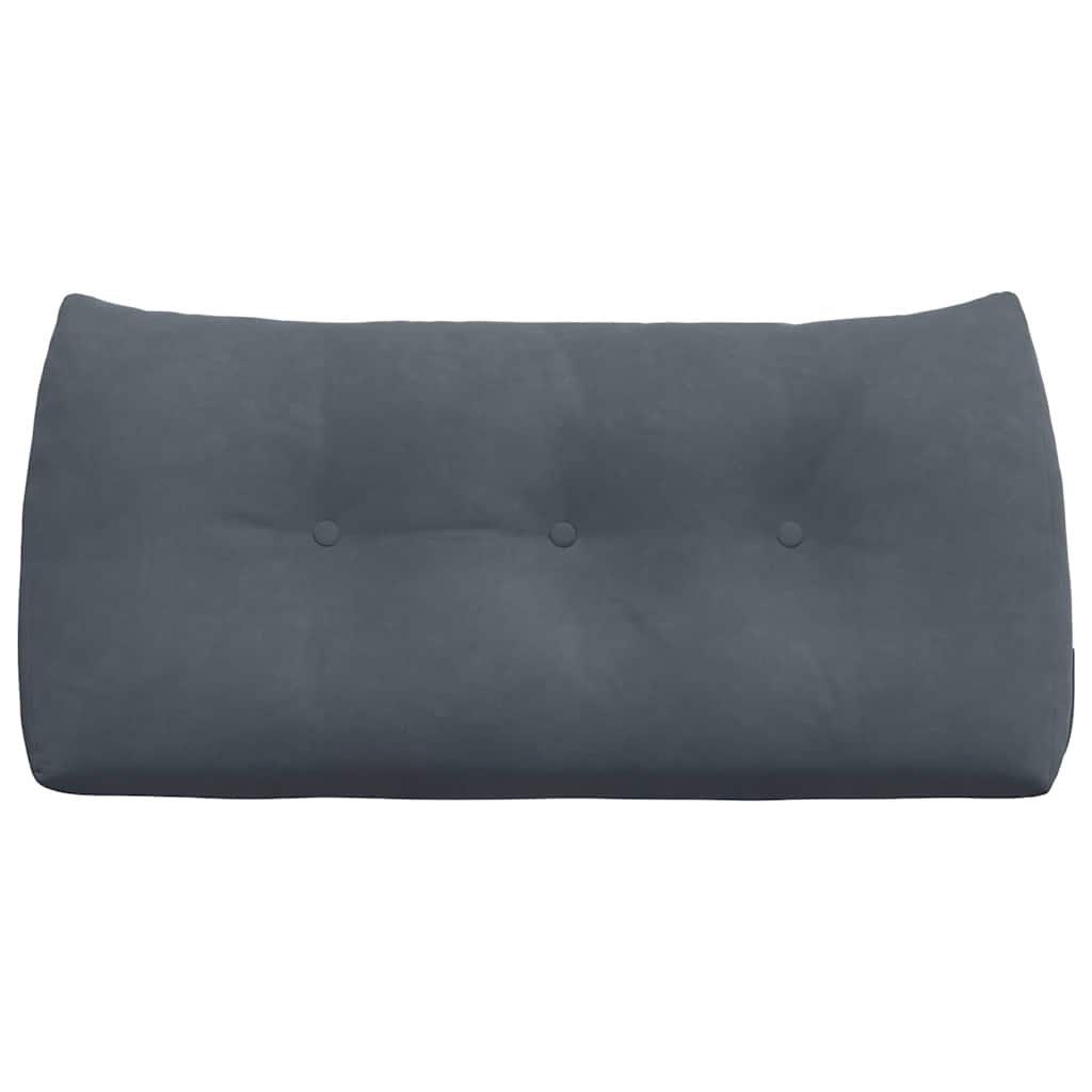 Rückenkissen Blau 45 x 24 x 50 cm Samt