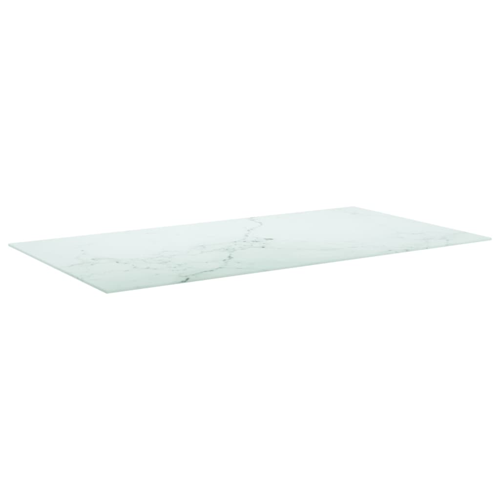 Tischplatte aus gehärtetem Glas quadratisch 700x700 mm