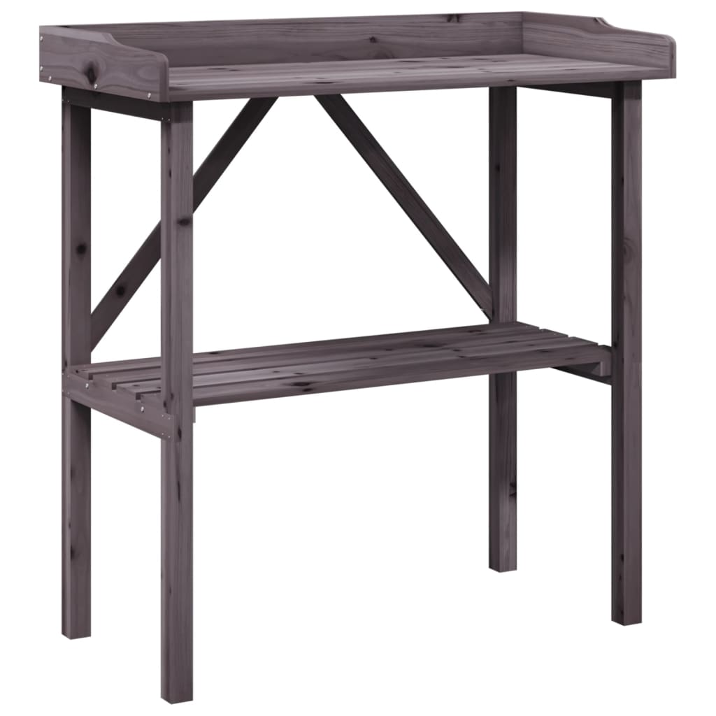 Pflanztisch mit Ablage 78x38x82,5 cm Massivholz Tanne