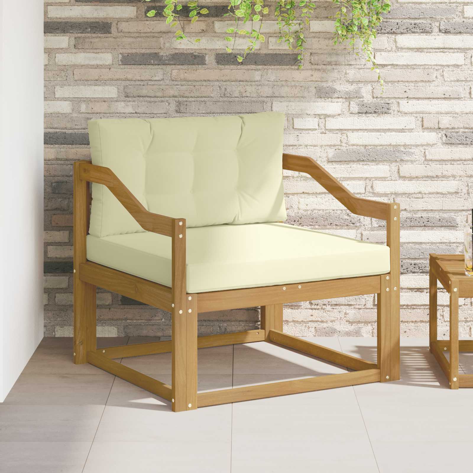 Outdoor Mittelsofa Natur