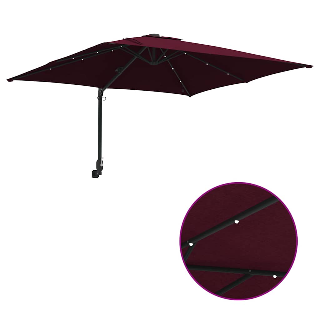 Garten-Sonnenschirm Sand 248,5 x 247,5 x 160 cm