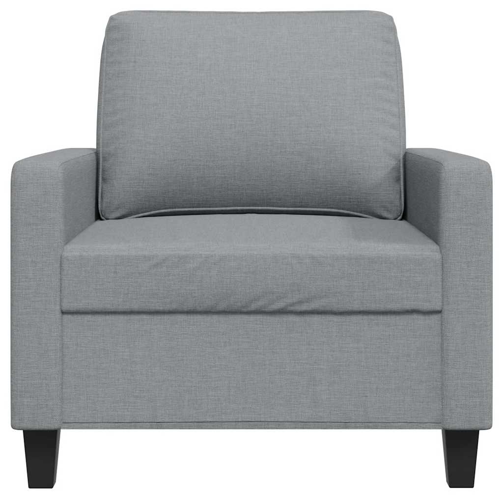 3-Sitzer-Sofa Hellgrau 180 cm Stoff