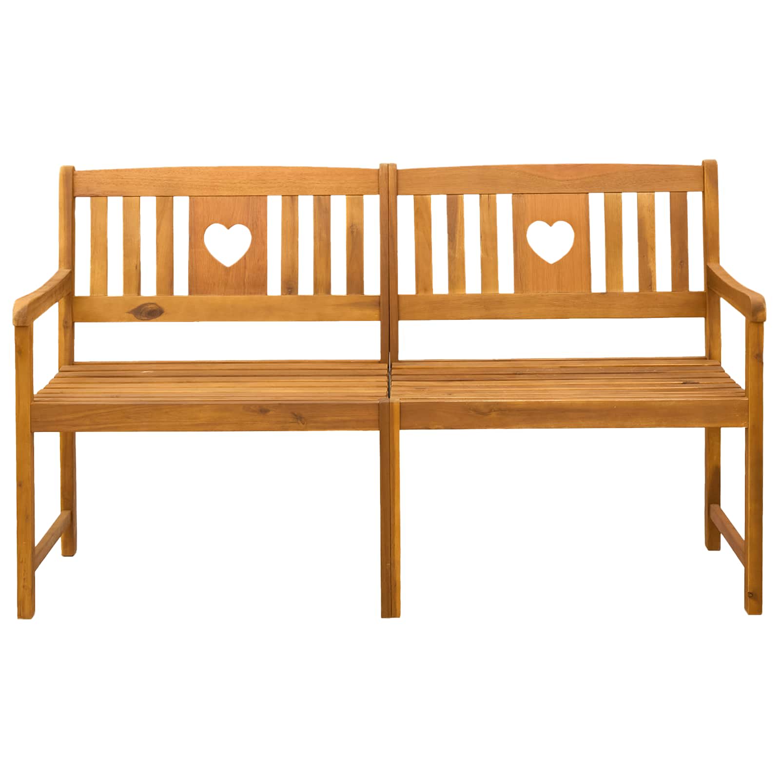 Bank Outdoor Natur 110 x 56 x 90 cm Massivholz Akazie