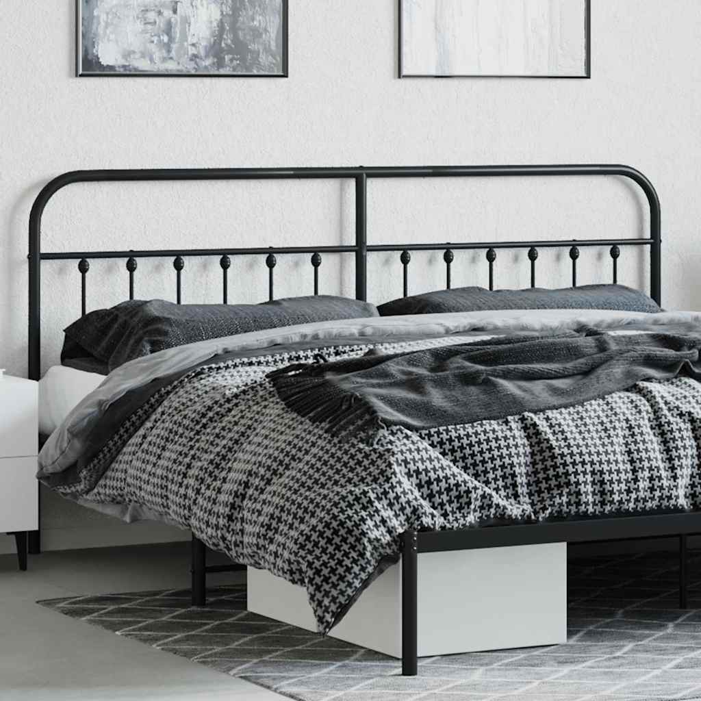 Ersatz-Kopfteil Metall Schwarz 75 cm