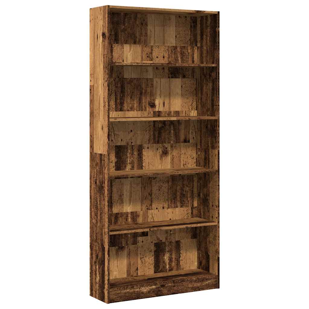 Bücherregal Weiß 40x24x75 cm Holzwerkstoff