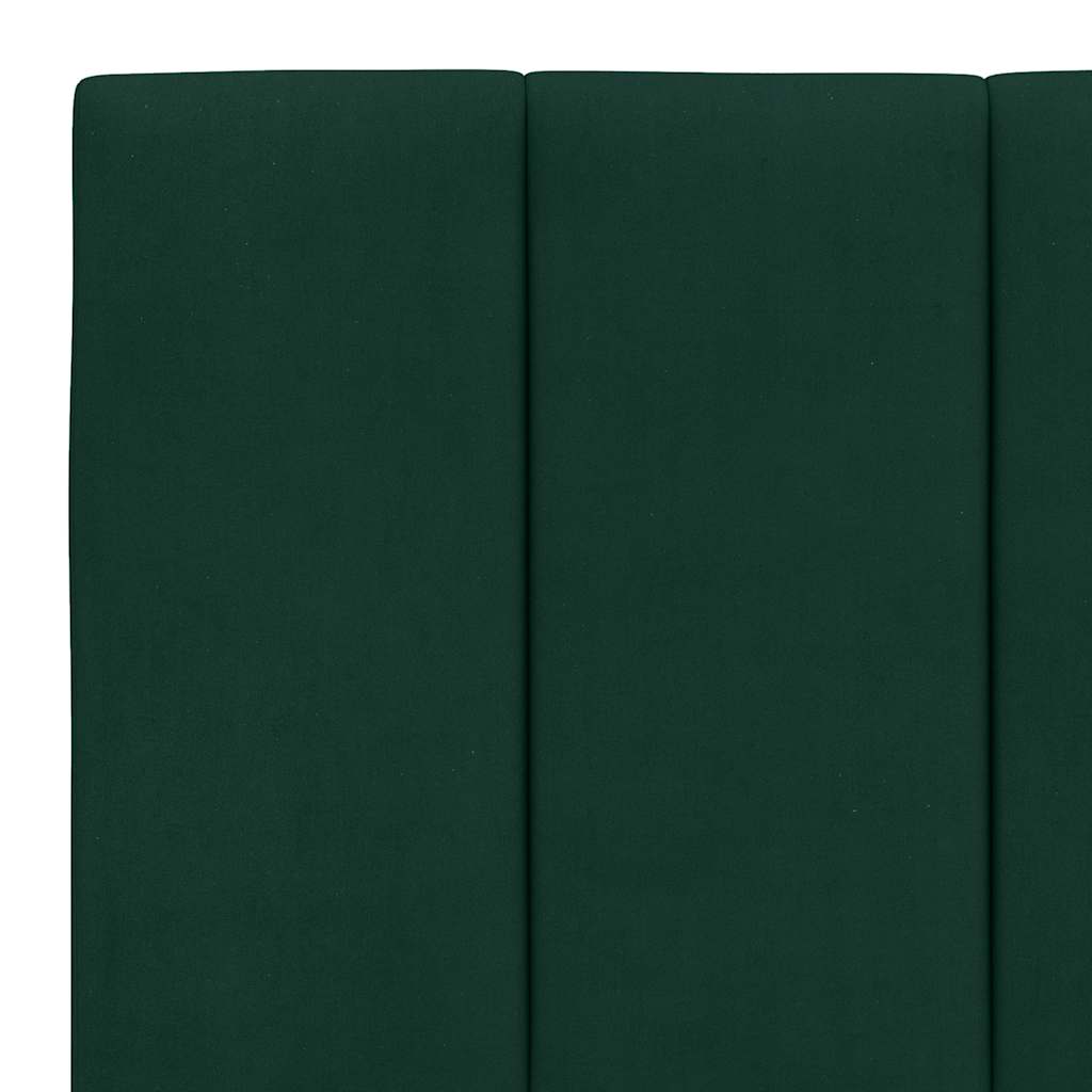 Bett mit Matratze "Hanko" Hellgrau 80x200 cm Samt