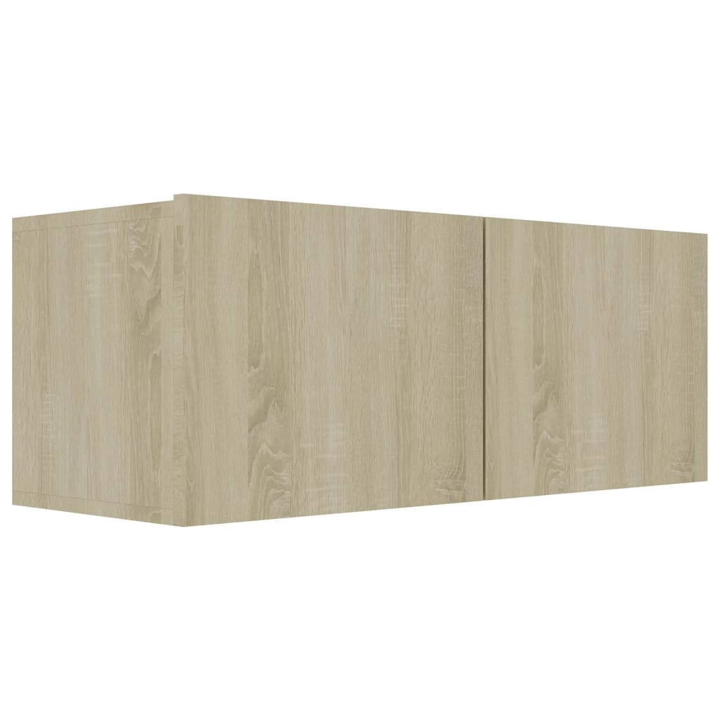 4-tlg. TV-Schrank-Set Weiß Holzwerkstoff
