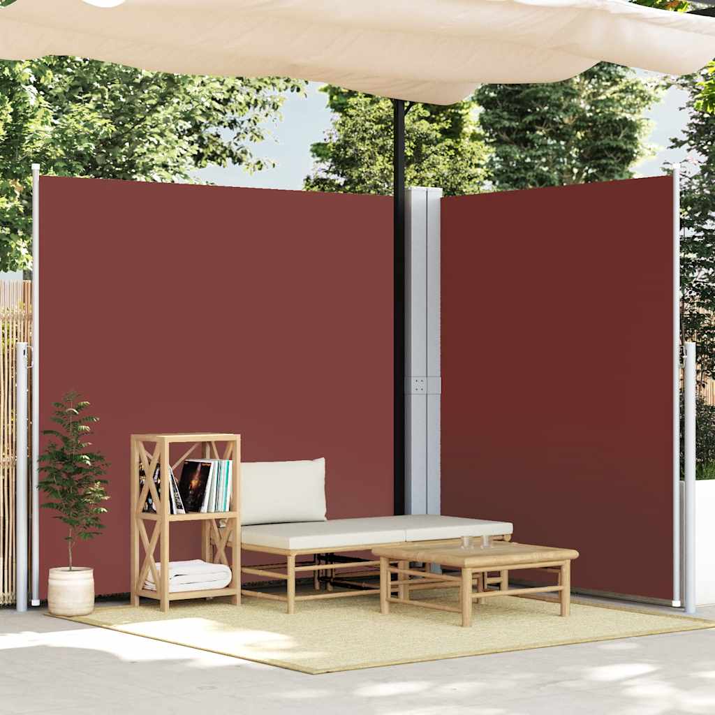 Ausziehbare Seitenmarkise 160×600 cm Braun