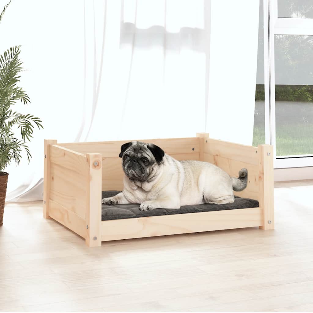 Hundebett 55,5 x 45,5 x 28 cm Massivholz Kiefer