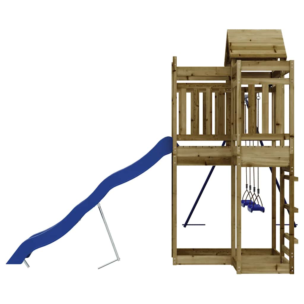 Spielturm Massivholz Kiefer