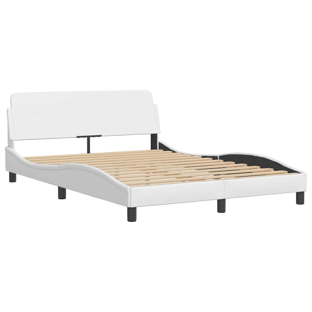 Bettgestell "Dover" Schwarz 100x190 cm Kunstleder
