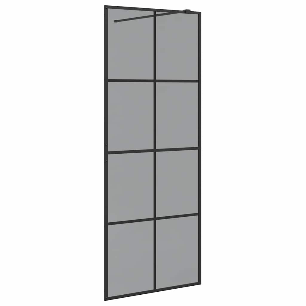 Duschwand für Begehbare Dusche mit Klarem ESG Glas 80x195 cm
