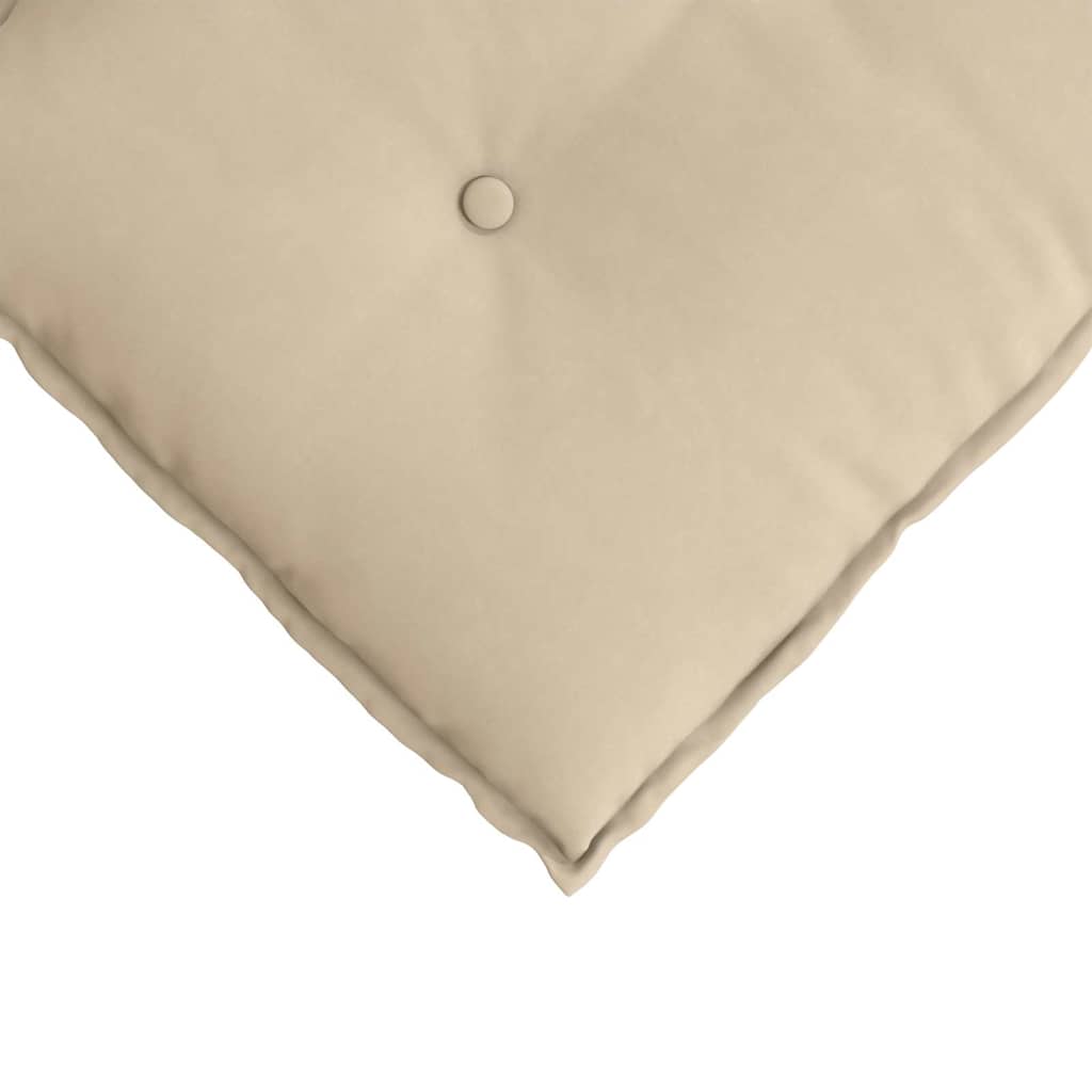 Rückenkissen Taupe 50 x 45 cm Mikrofaserstoff