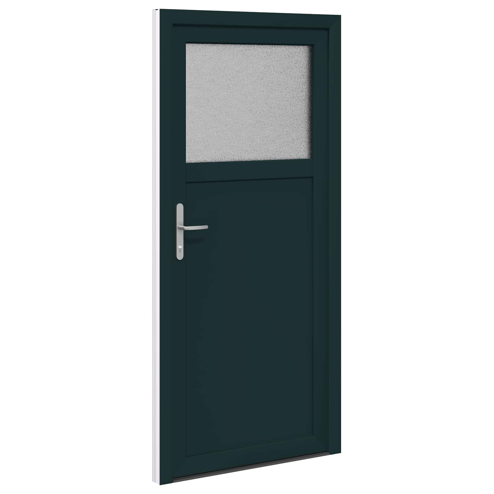 Seiteneingangstür Anthrazit 98 x 198 cm PVC