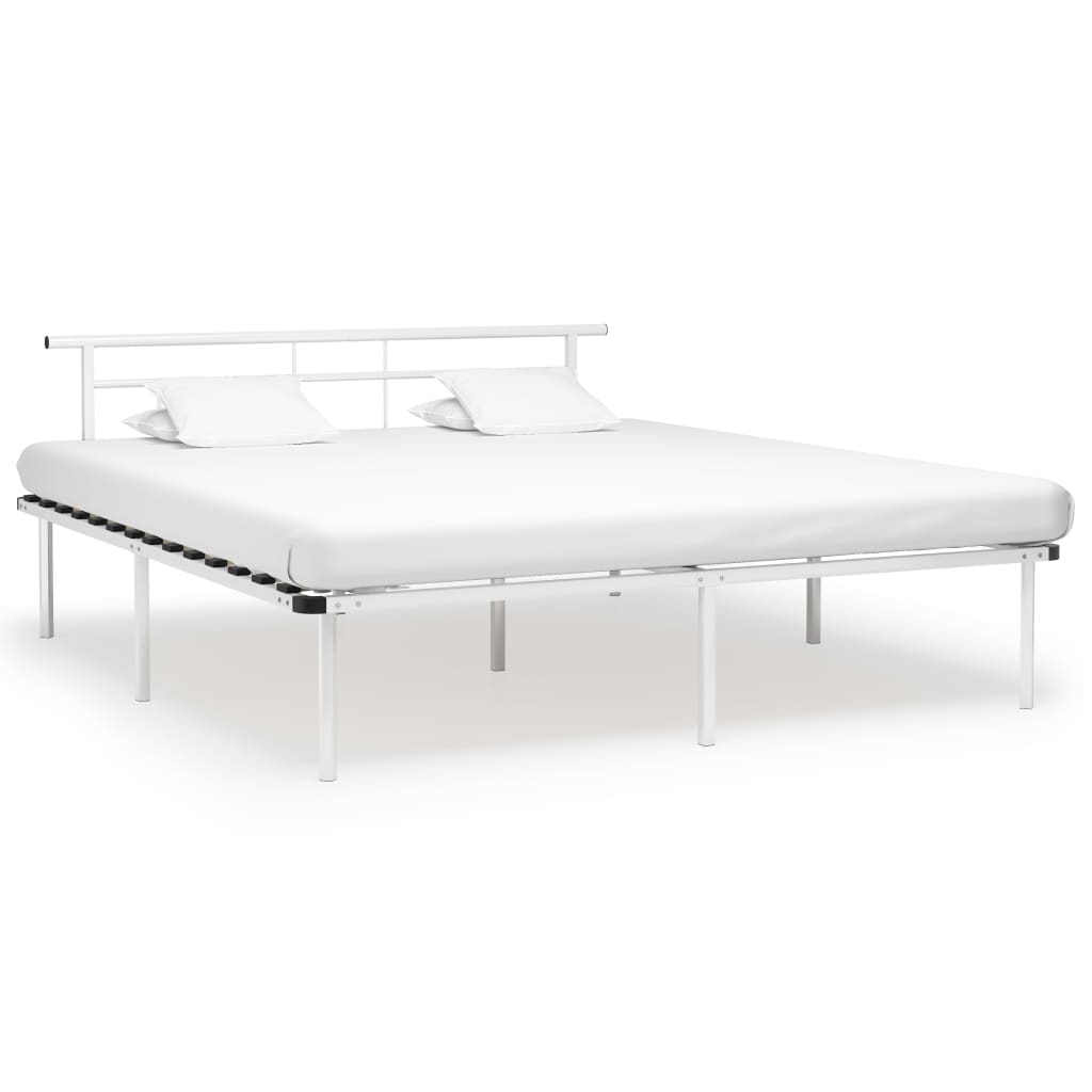 Bettgestell Grau Metall 90x200 cm