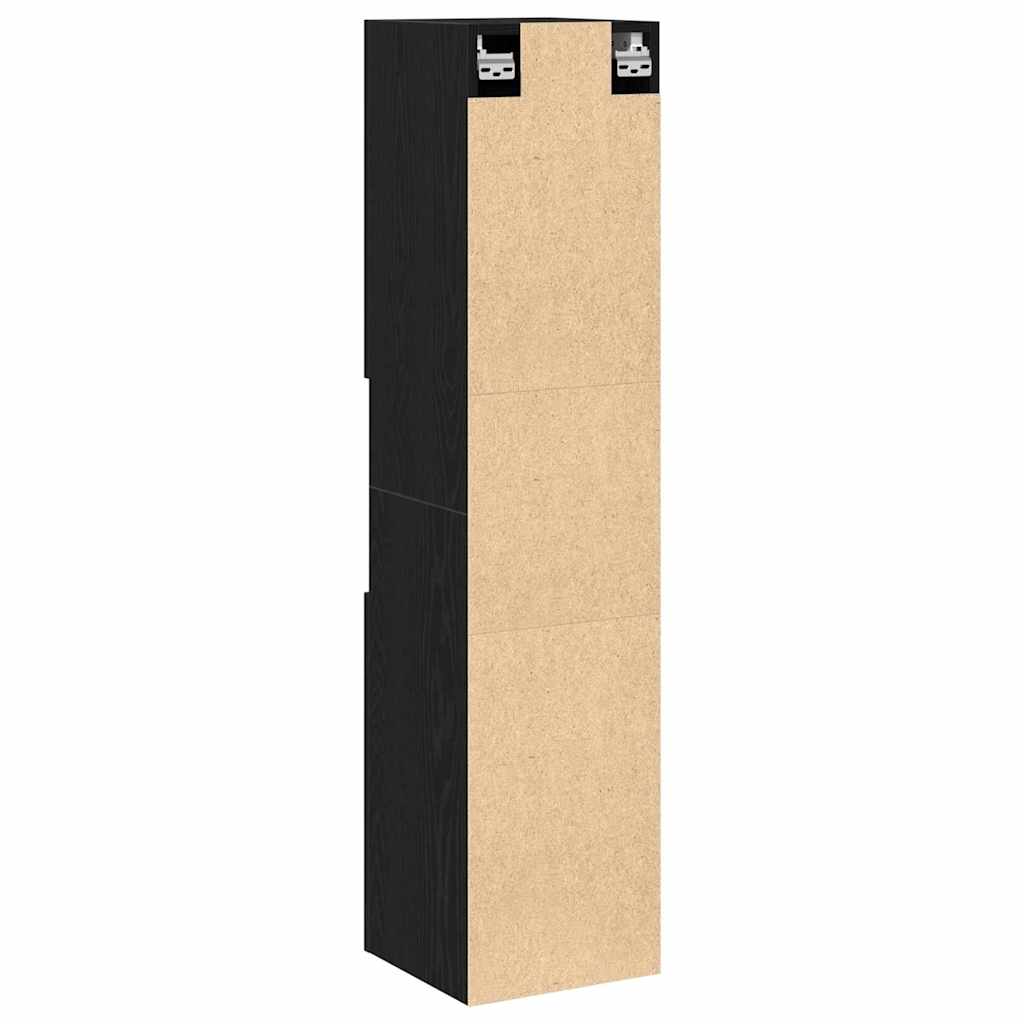Badezimmerschrank Weiß 30x30x130 cm Holzwerkstoff