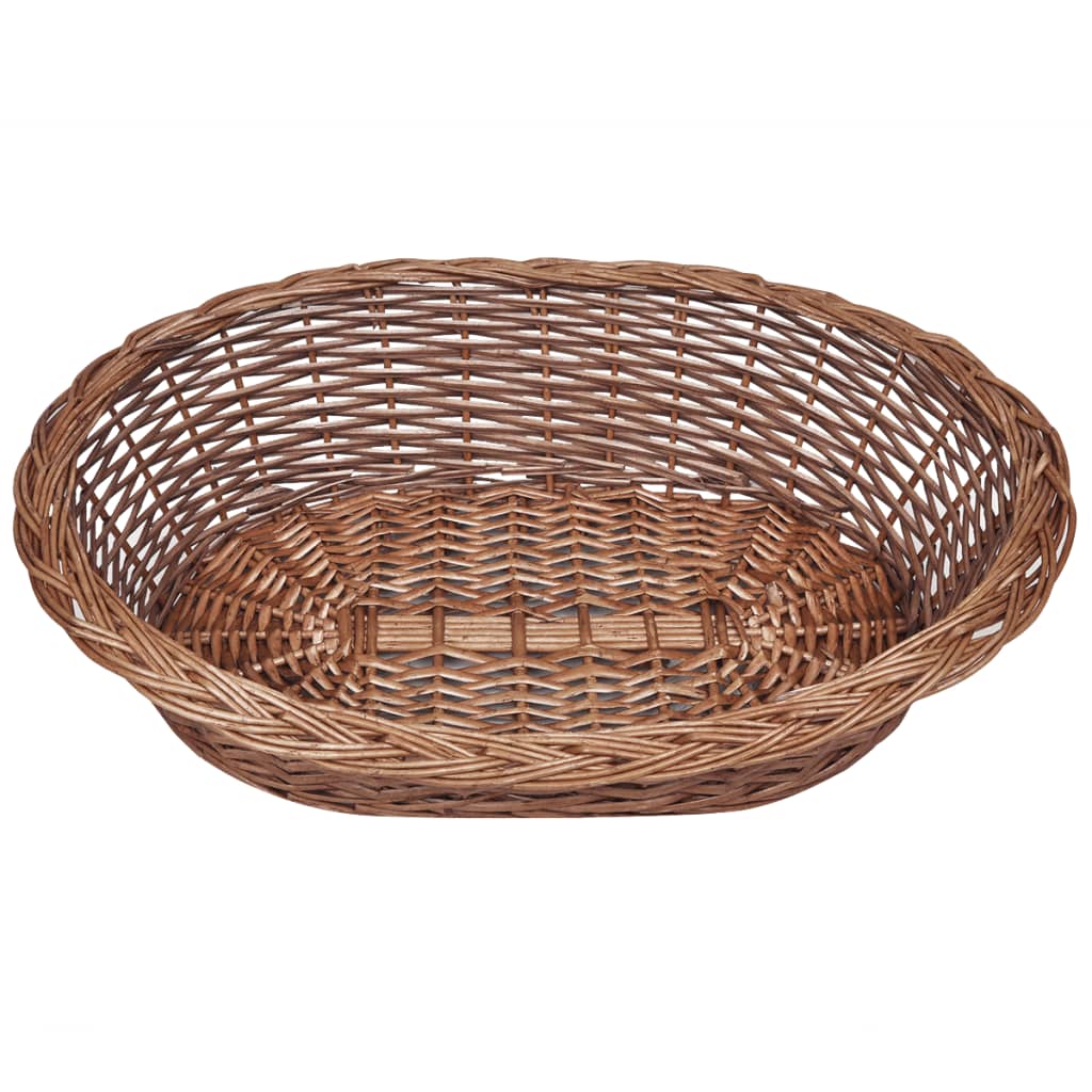 Hundebett aus Weide Natur 90 cm