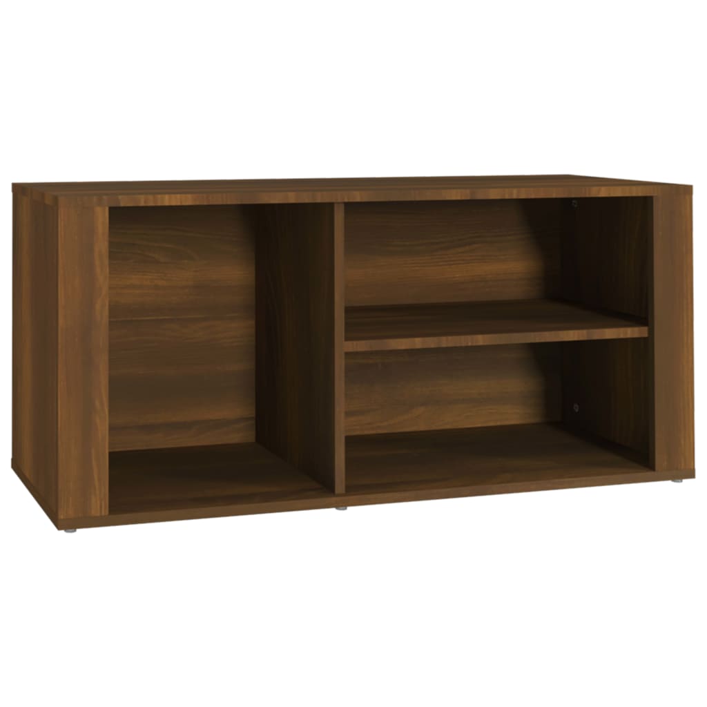 Schuhregal Weiß 100x35x45 cm Holzwerkstoff