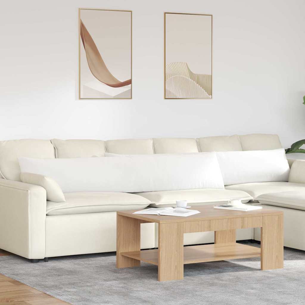 Sofakissen 2 pcs Hellgrau 50 x 30 cm Stoff