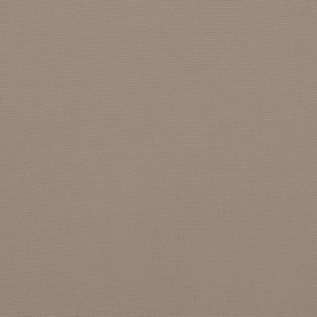Palettenkissen Anthrazit 50x50x12 cm Stoff