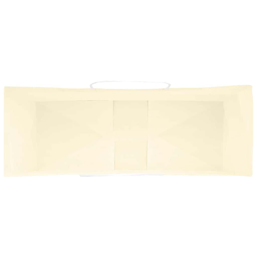 Papiertragetaschen 50 Stk. mit Henkeln Braun 21x11x36 cm