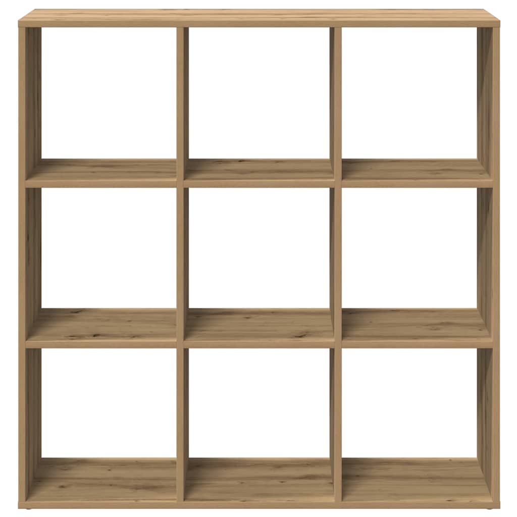 Bücherregal Weiß 137,5x29x137,5 cm Holzwerkstoff