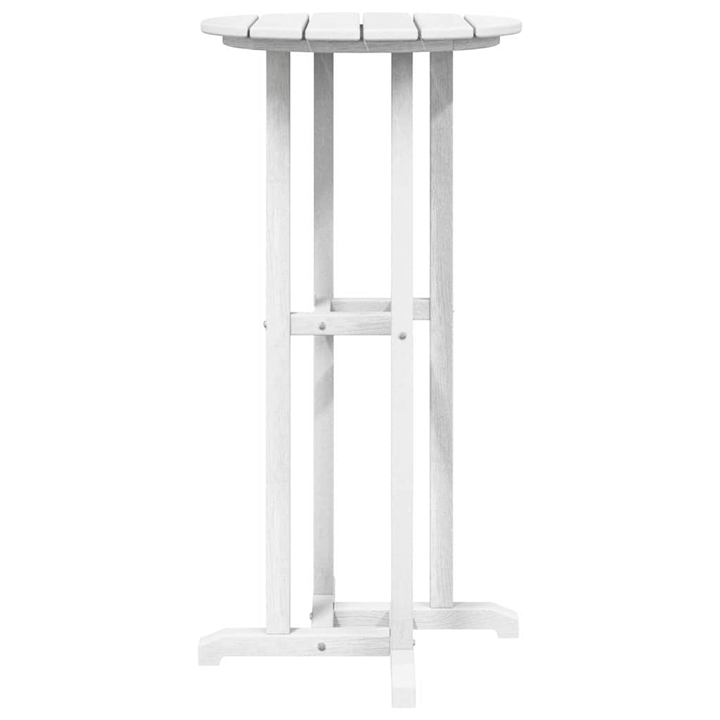 Bartisch Weiß 55 x 55 x 107 cm Polyethylen