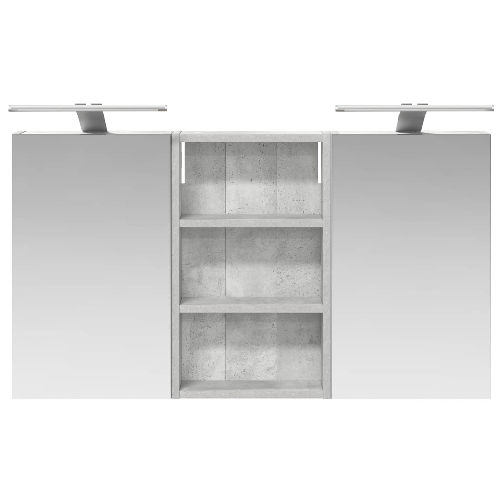 Badezimmerschrank-Set 3 pcs 80 x 10,5 x 50 cm Holzwerkstoff