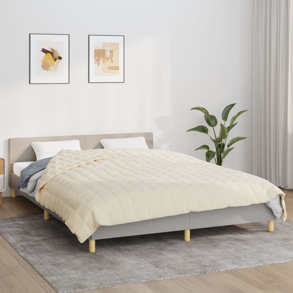 Gewichtsdecke Grau 122x183 cm 5 kg Stoff