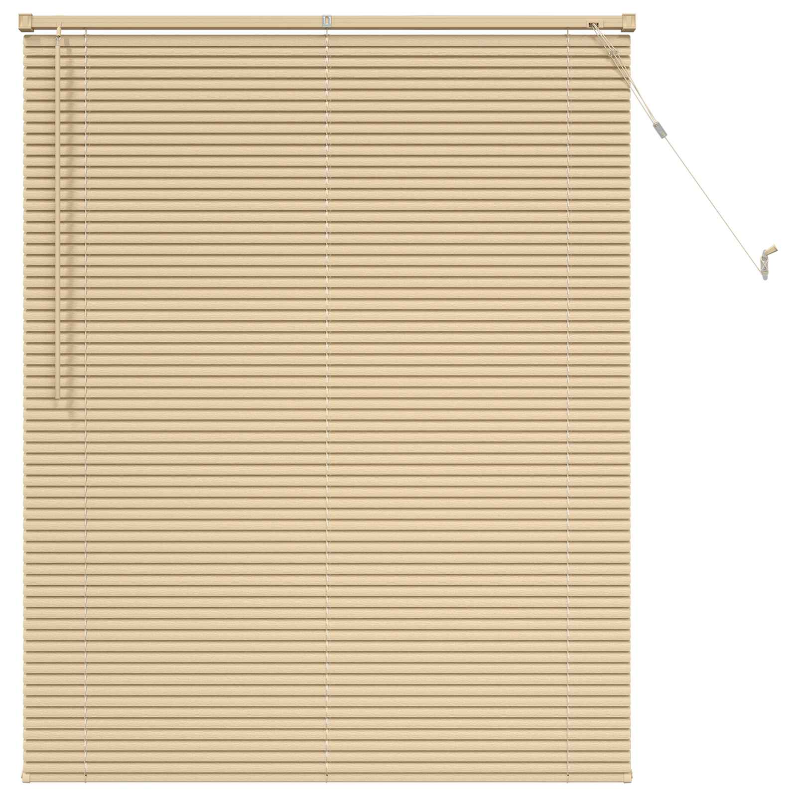 Jalousie Silber Grau 150 x 40 cm 25 mm PVC