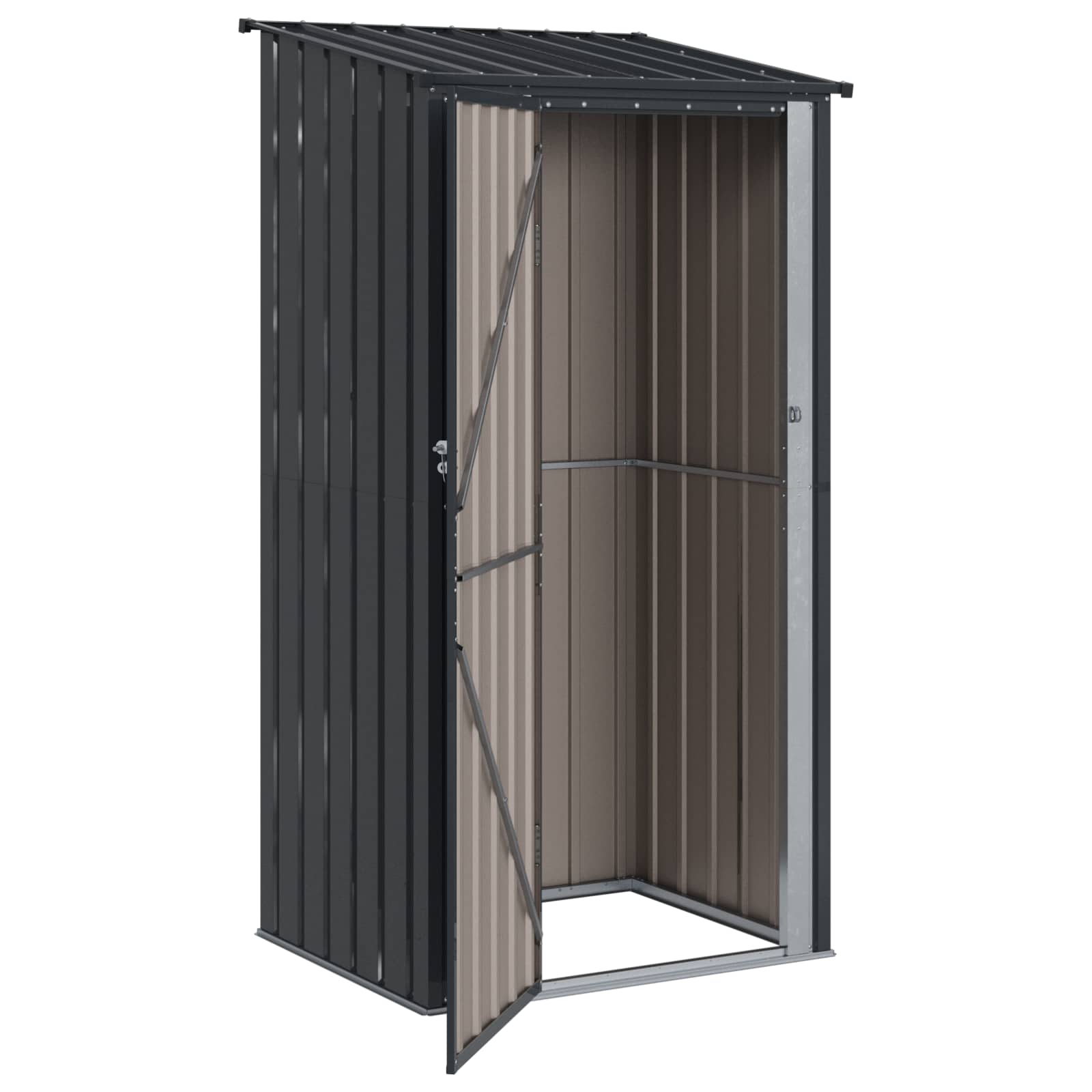 Gartenhütten Anthrazit 103 x 74 x 200 cm Metall