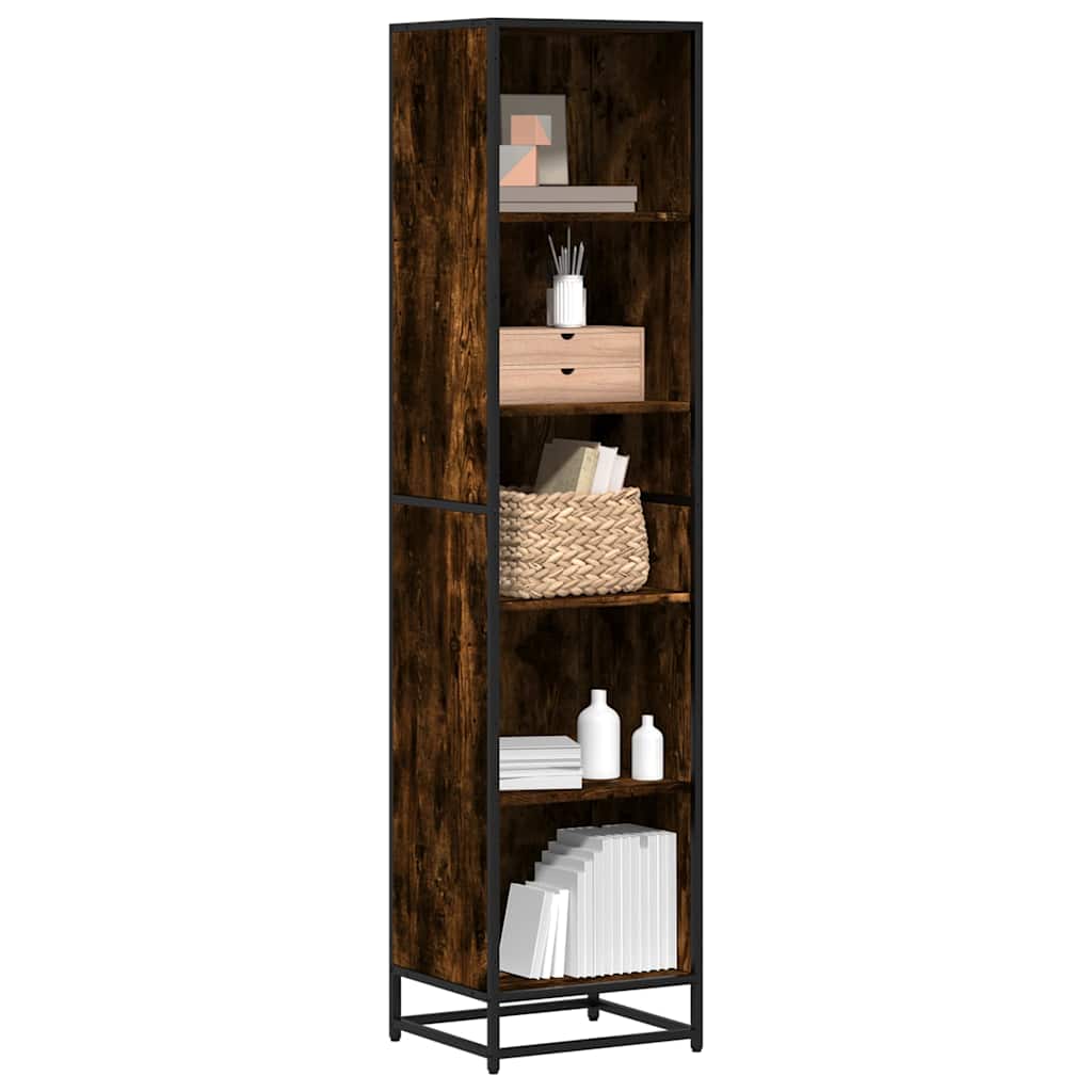 Bücherregal Schwarz 60x35x139 cm Holzwerkstoff