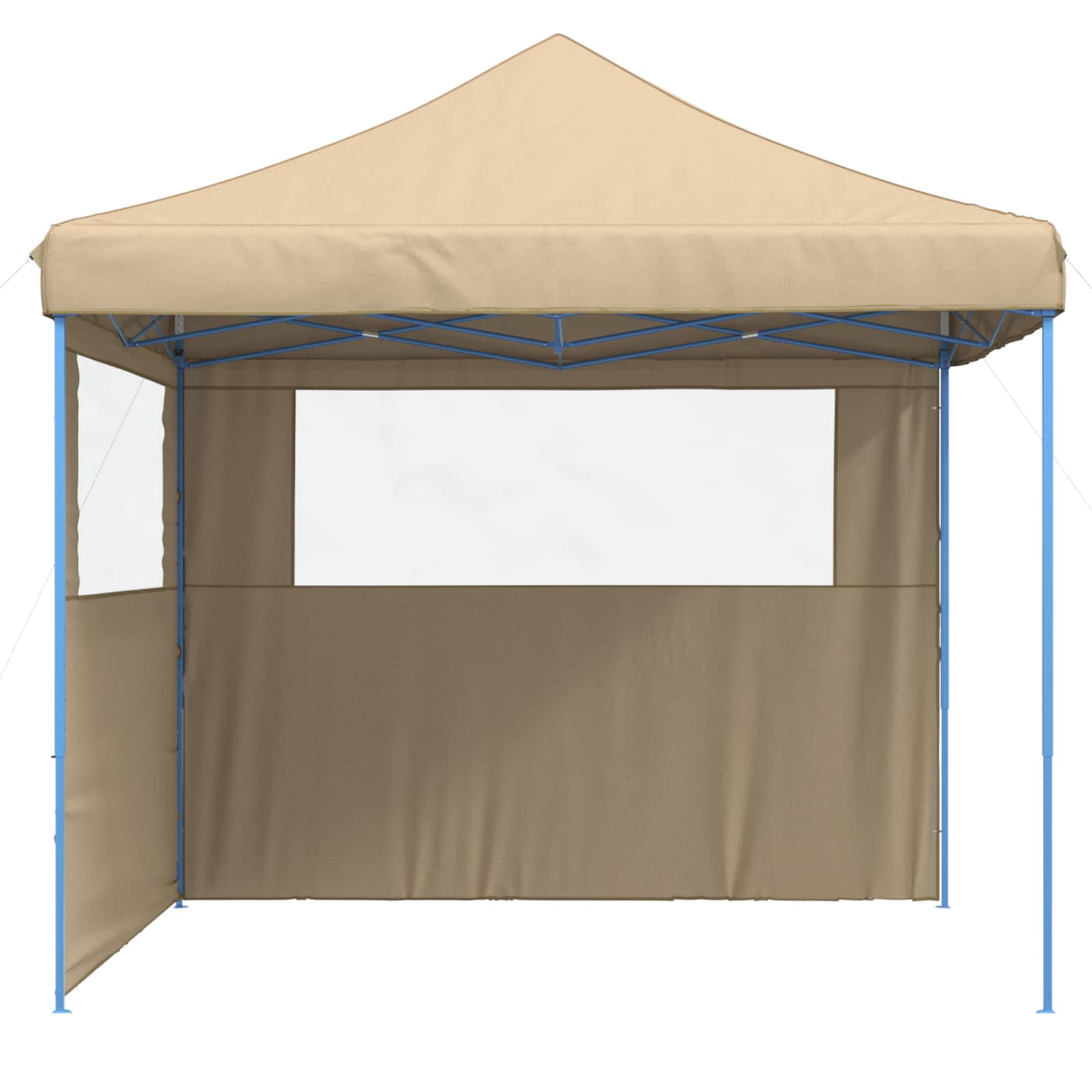Partyzelt Faltbar Pop-Up Schwarz 292x292x315 cm