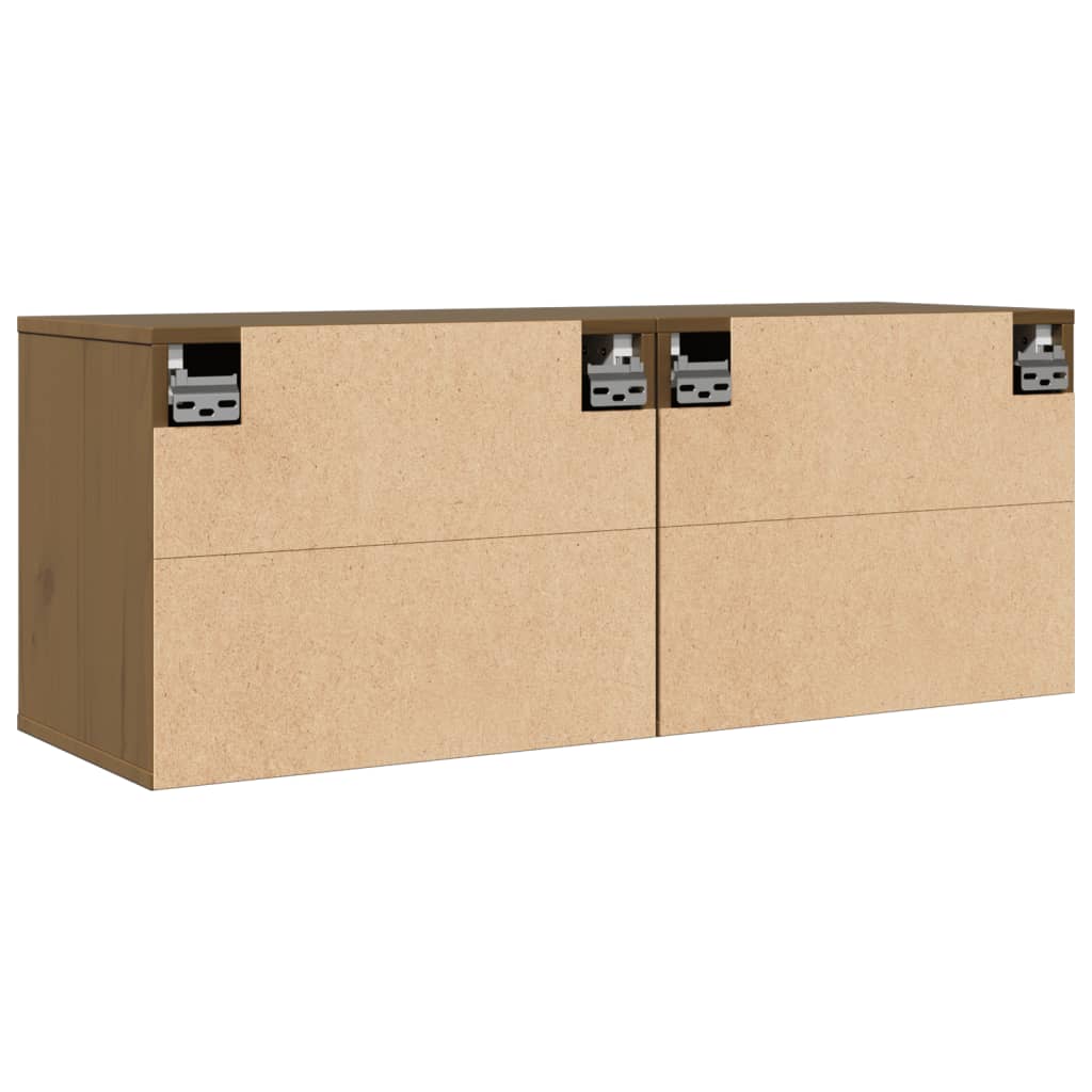 Wandschrank 45x30x35 cm Massivholz Kiefer
