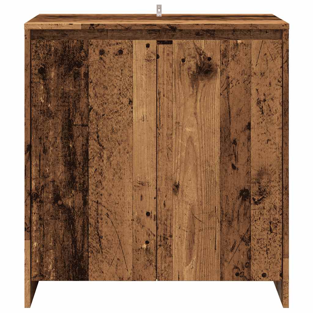 3-tlg. Sideboard Weiß Holzwerkstoff