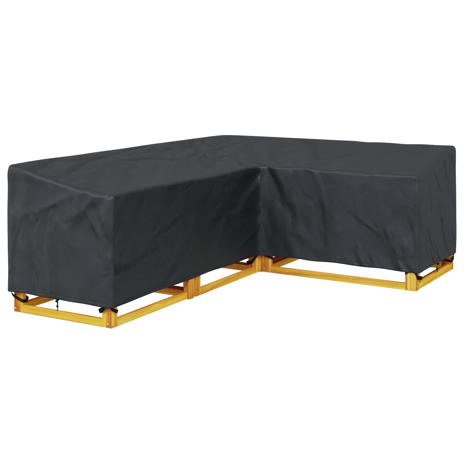 Möbelbezug Schwarz 235 x 235 x 85 cm 210D Oxford Stoff