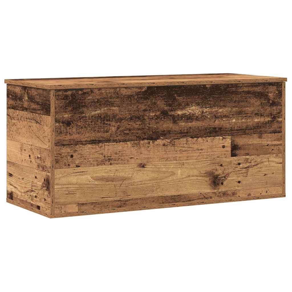 Aufbewahrungstruhe Weiß 84x42x46 cm Holzwerkstoff