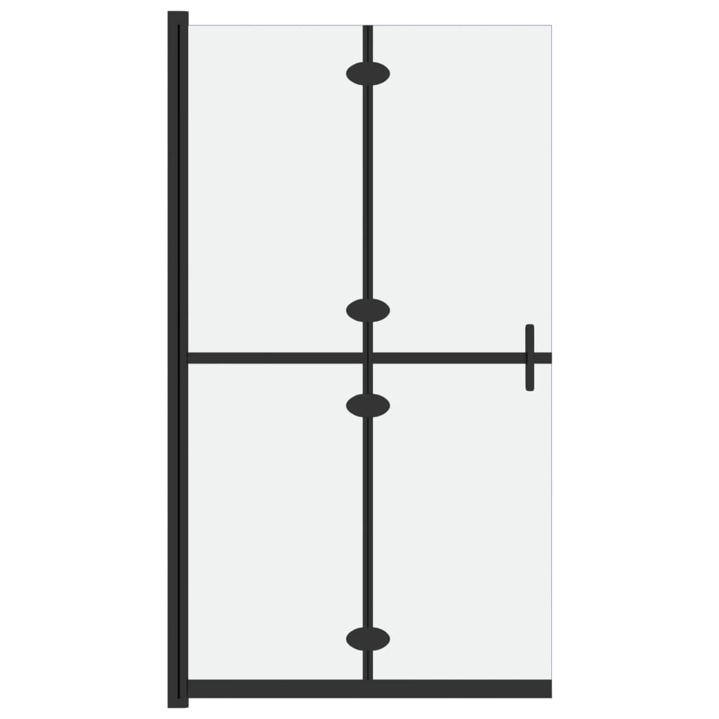 Faltbare begehbare Duschwand Transparentes ESG Glas 70x190 cm