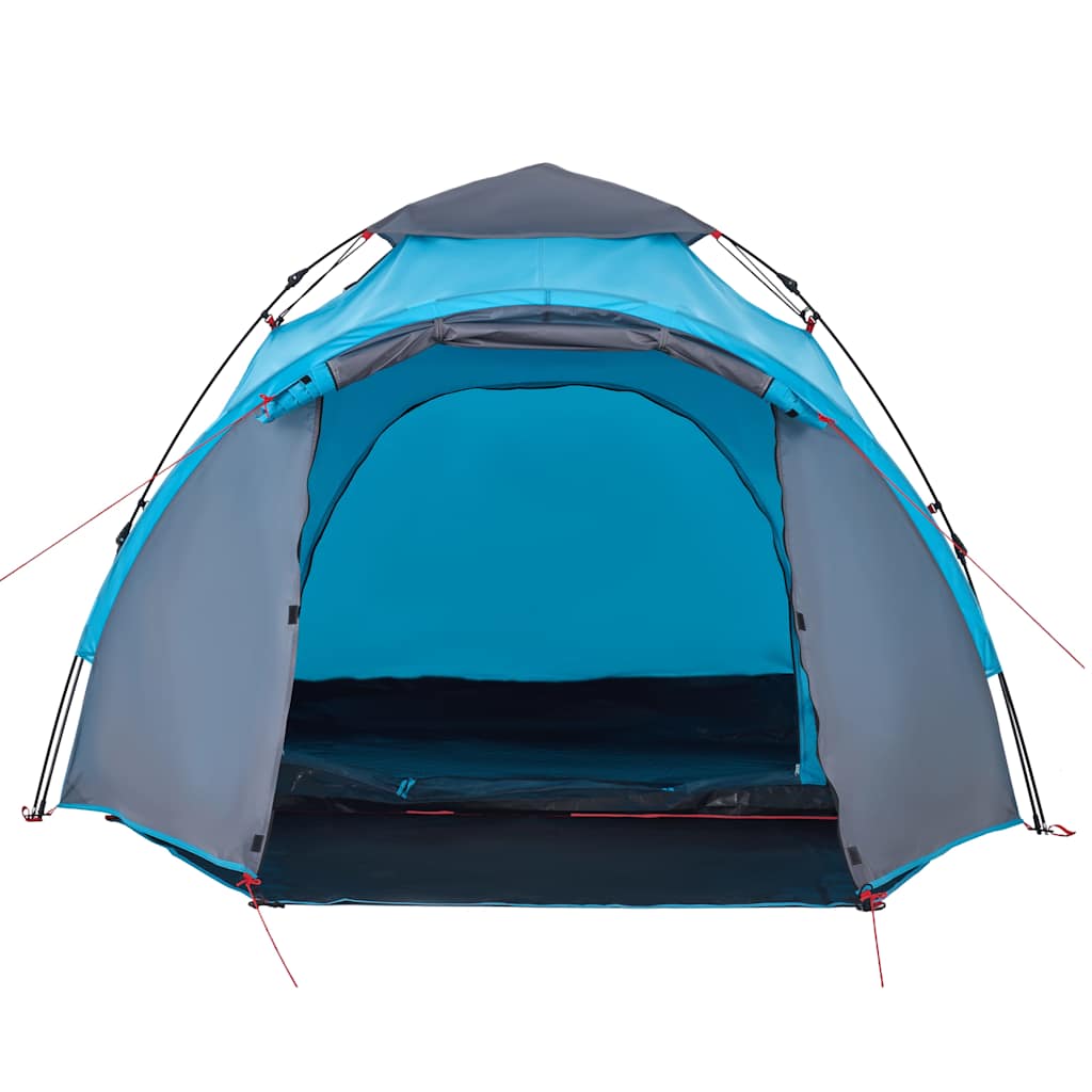 Kuppel-Campingzelt 3 Personen Grün Quick Release