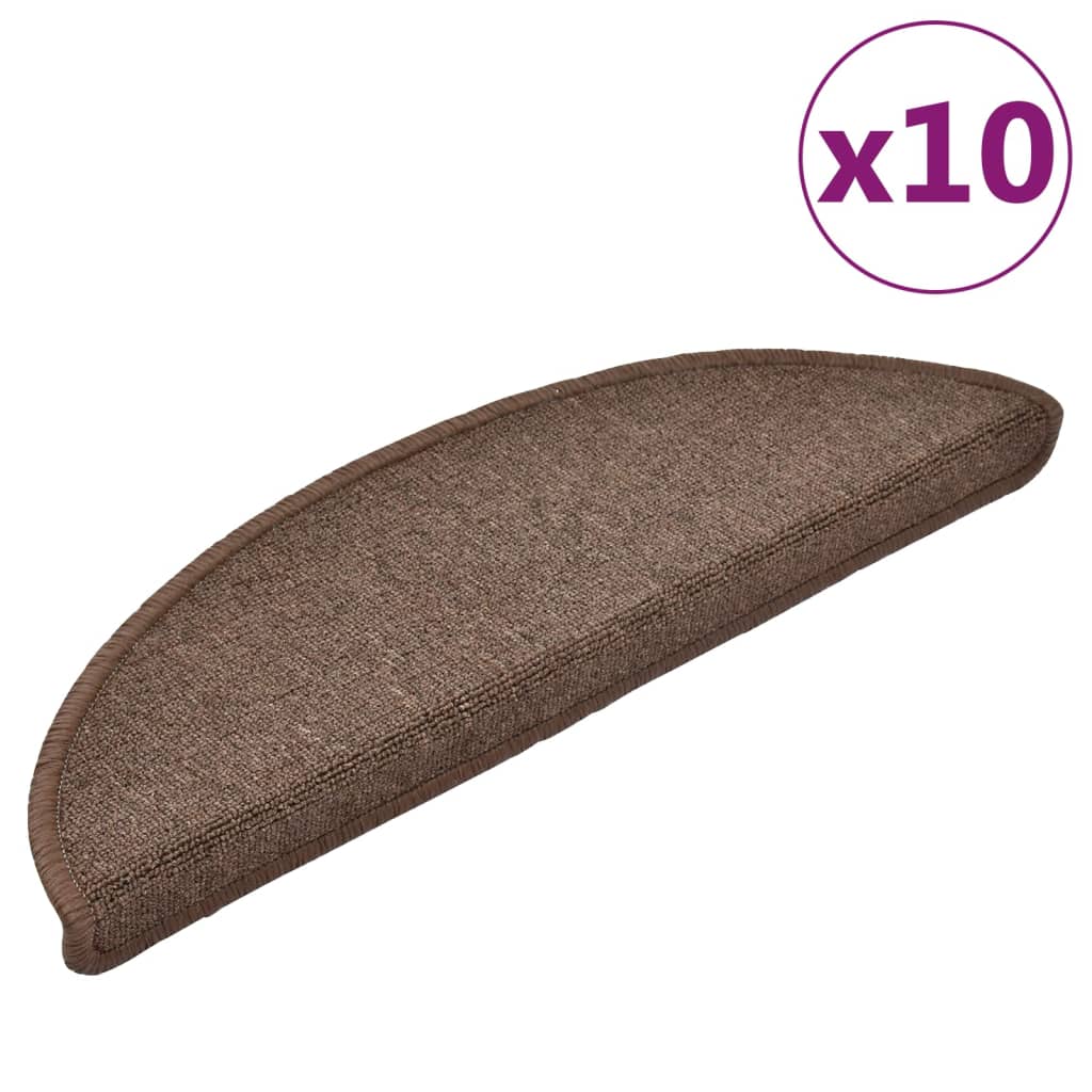 Stufenmatten 15 Stk. 56x17x3 cm Anthrazit Halbrund