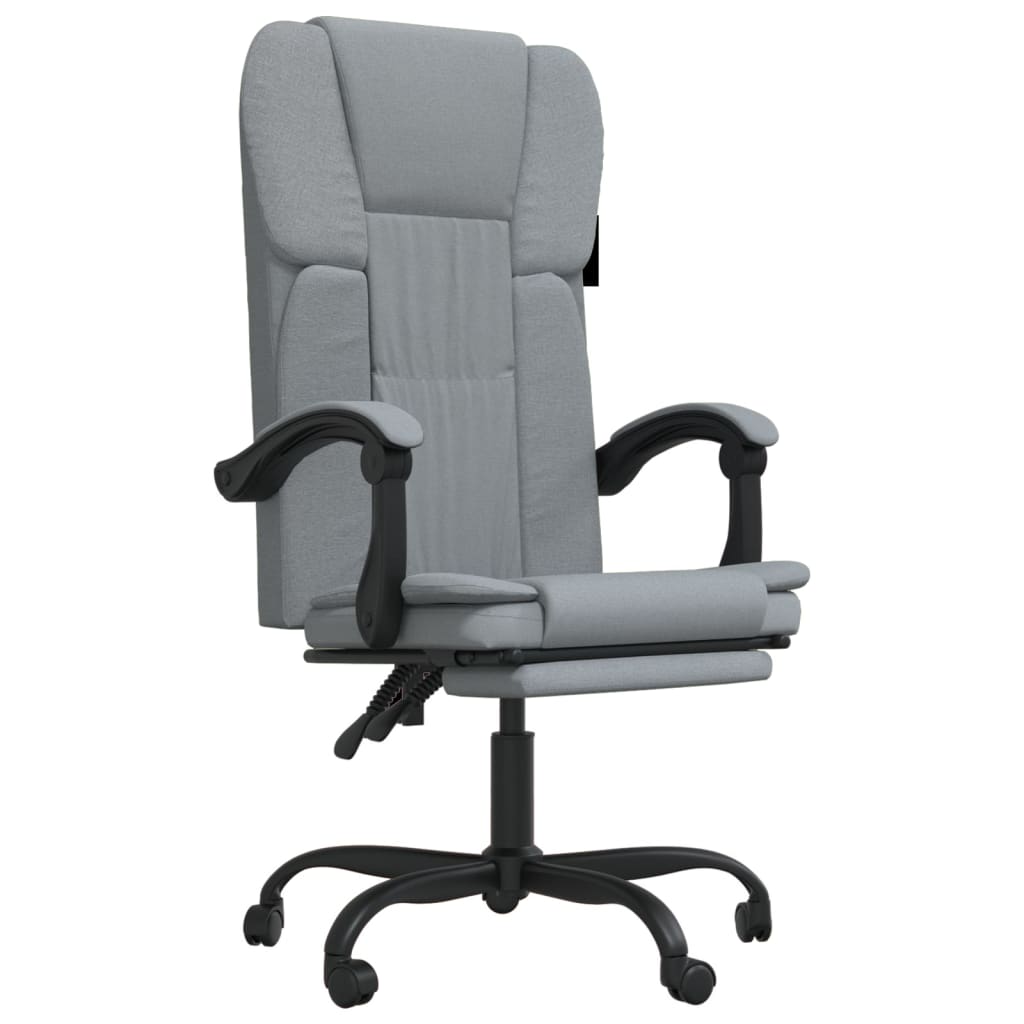 Bürostuhl mit Liegefunktion Taupe Stoff