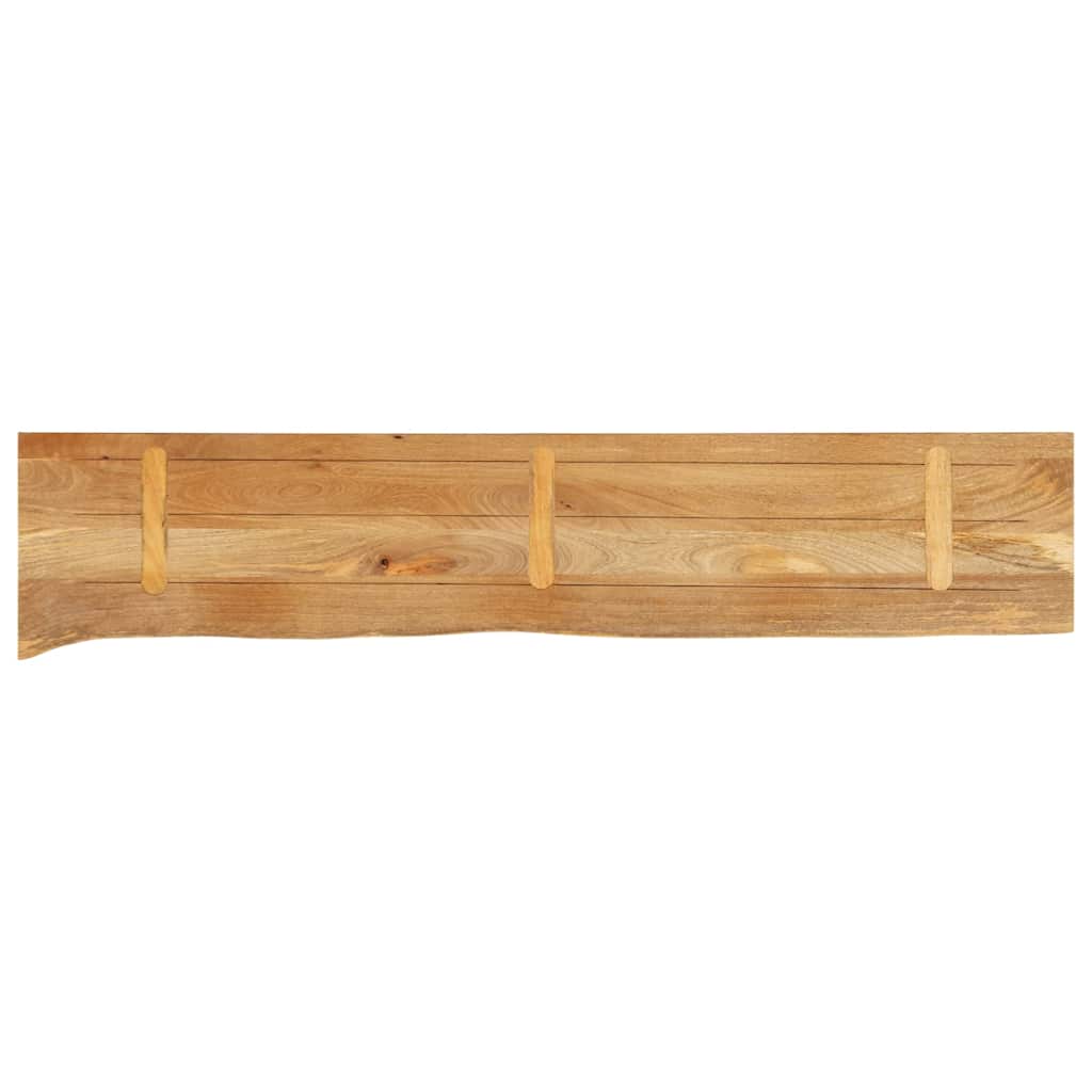 Wandregal 40x20x2,5 cm Rechteckig Massivholz Akazie Baumkante